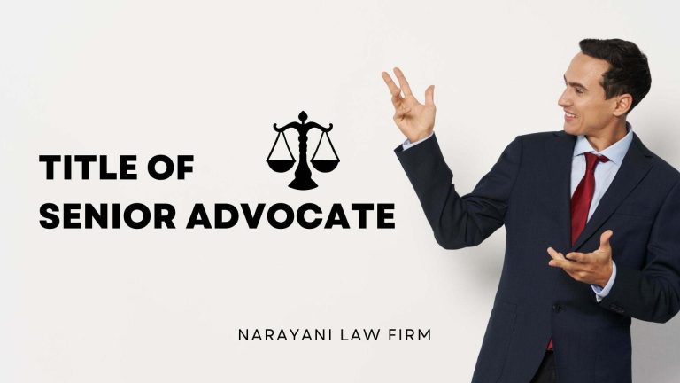 title of senior advocate