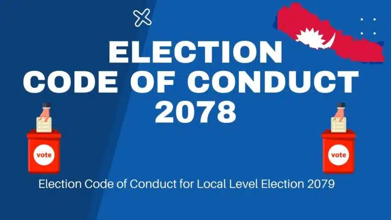 election code of conduct 2078
